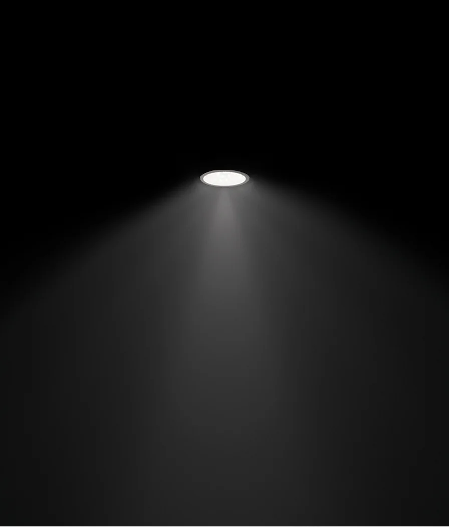 Amplia cobertura de luz y excelente uniformidad.